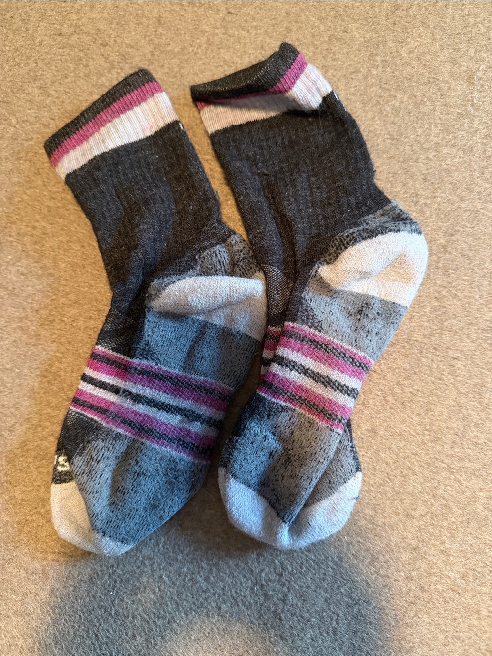 Smartwool socks in charcoal